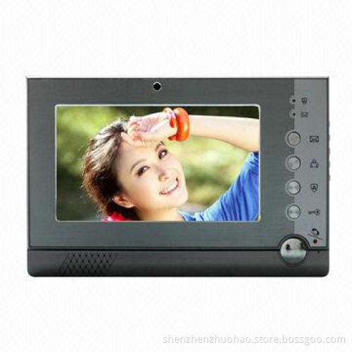 7-inch Villa Color Video Doorphone with Door Bell, CCTV Camera and Alarm